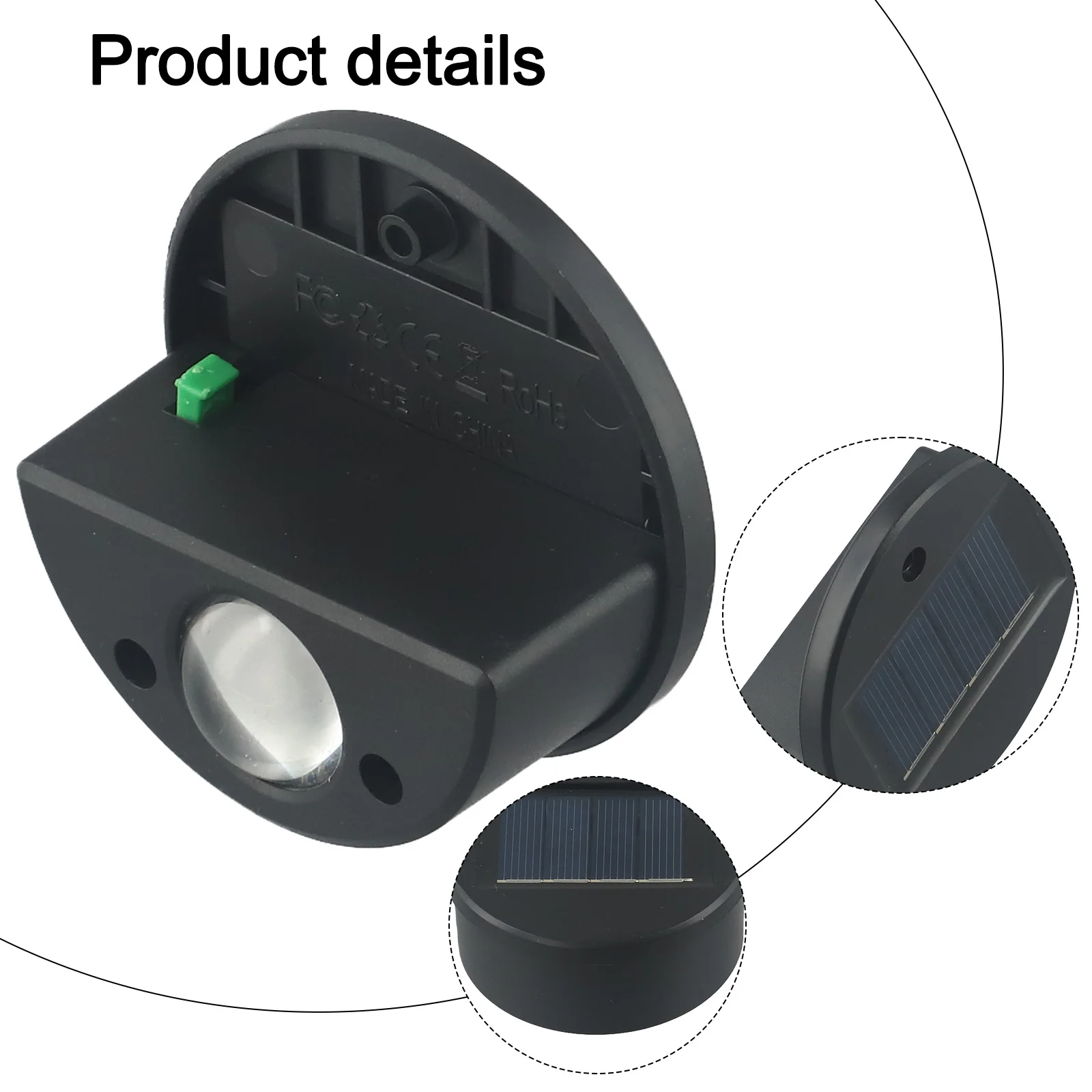 Energy-saving Step Light Solar LED Step Light Easy Installation Energy-saving LED Bulbs Sleek And Modern Design