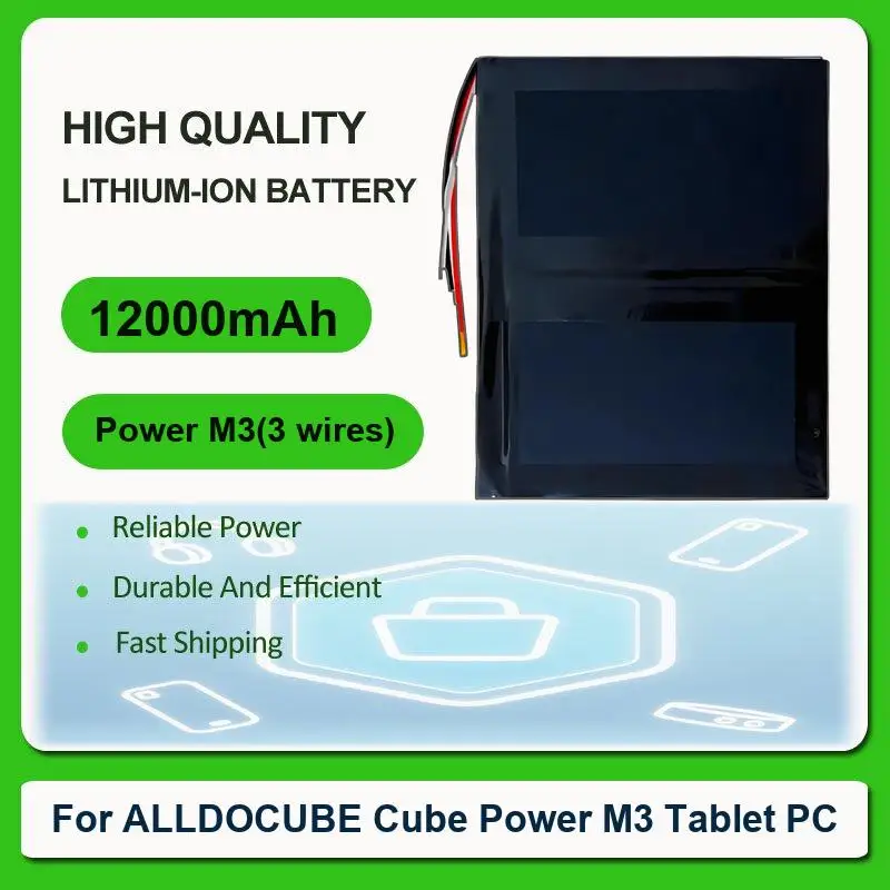 Battery For Cube Iwork 12 Iwork12 Tablet Pc ALLDOCUBE Knote 10 Knote10 8 (i1301) Knote8 M5 T8 Talk 8X Air Prestigio GRACE 5718