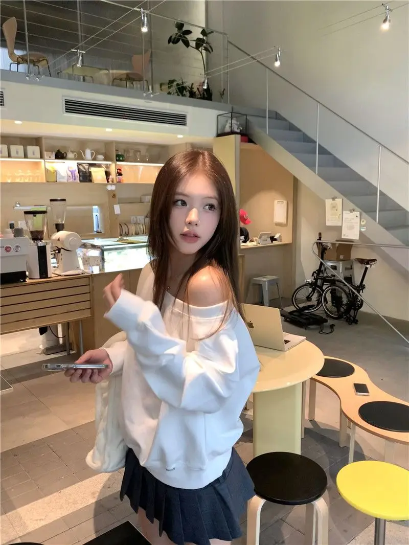 

Толстовки женские, одежда на Хэллоуин, разноцветные, чисто белые, с китайским цветочным принтом, милые, для путешествий, осенне-зимняя подкладка, термо Y2K