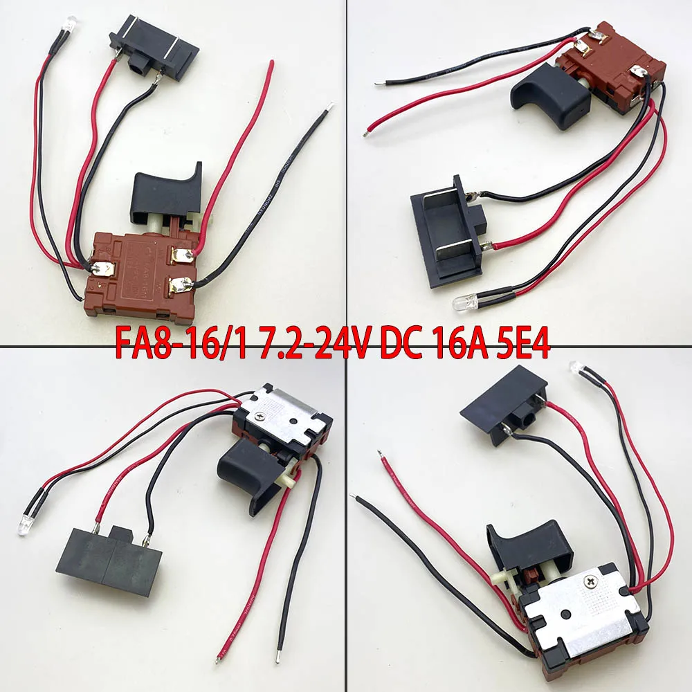 FA2/FA8-16/1WEK Elektrischer Bohrmaschinenschalter mit Geschwindigkeitsregelung DC7.2-24V 16A Bohrerschalter Einstellbare Geschwindigkeit Vorwärts- und Rückwärtslauf – Detail 6