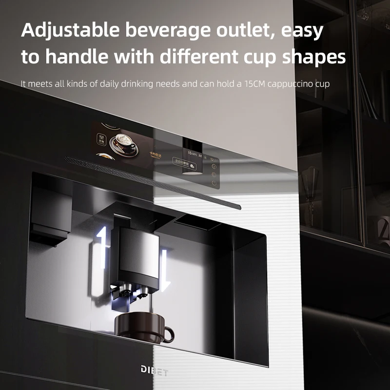Home Smart Coffee Machine, Fully Automatic, Italian Espresso, Fan-shaped Ice Cubes, Milk Froster, Small And Portable