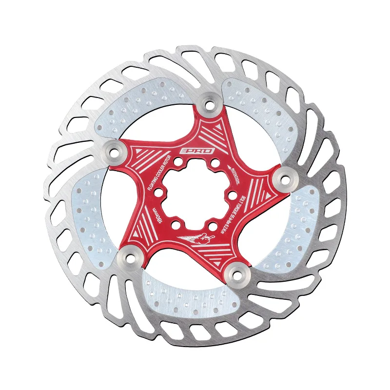Mountain bike cooling floating six-nail disc 140 160 180mm brake disc disc