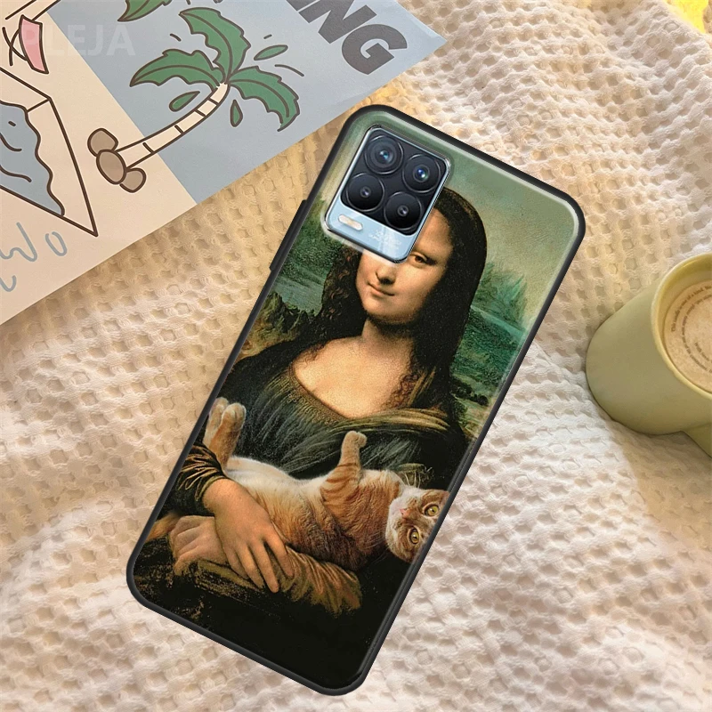 Leonardo da Vinci Mona Lisa Art For Realme GT Neo 5 3T 10 Pro Plus C21Y C30 C31 C33 C35 C55 OnePlus 11 10T Nord 3 2 2T Case