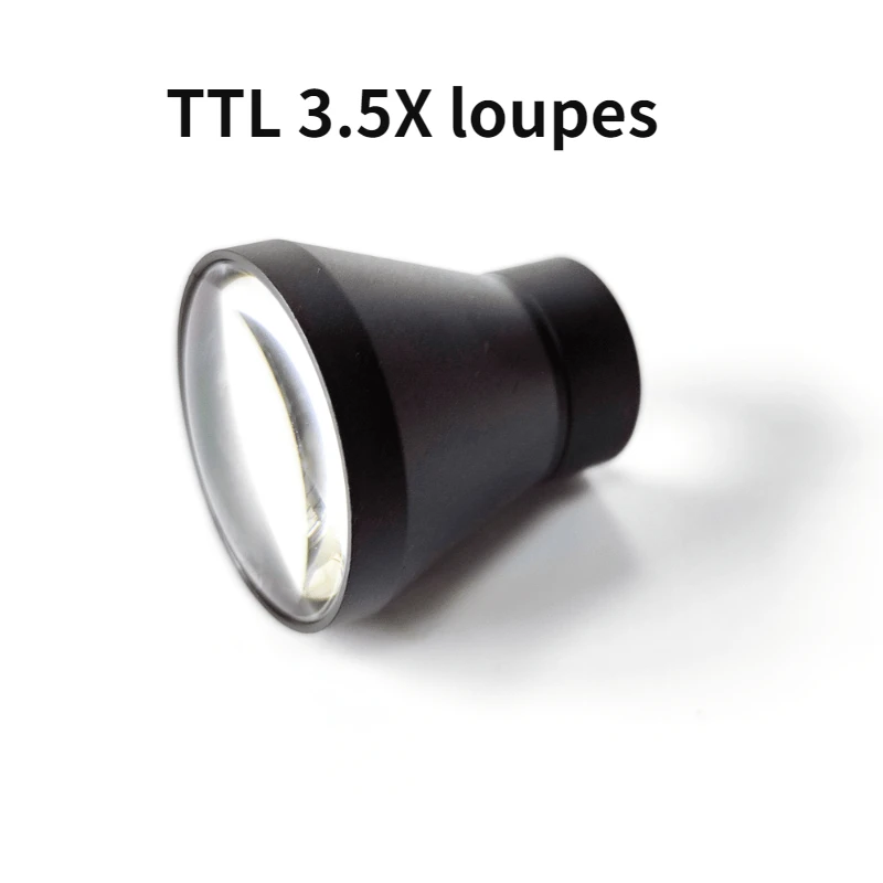 Imagem -06 - Burite Ttl Dental Loupes Lentes Premium em Pares Através da Lente Usada para Fazer Ttl 2.5x 3.0x 3.5x Novo