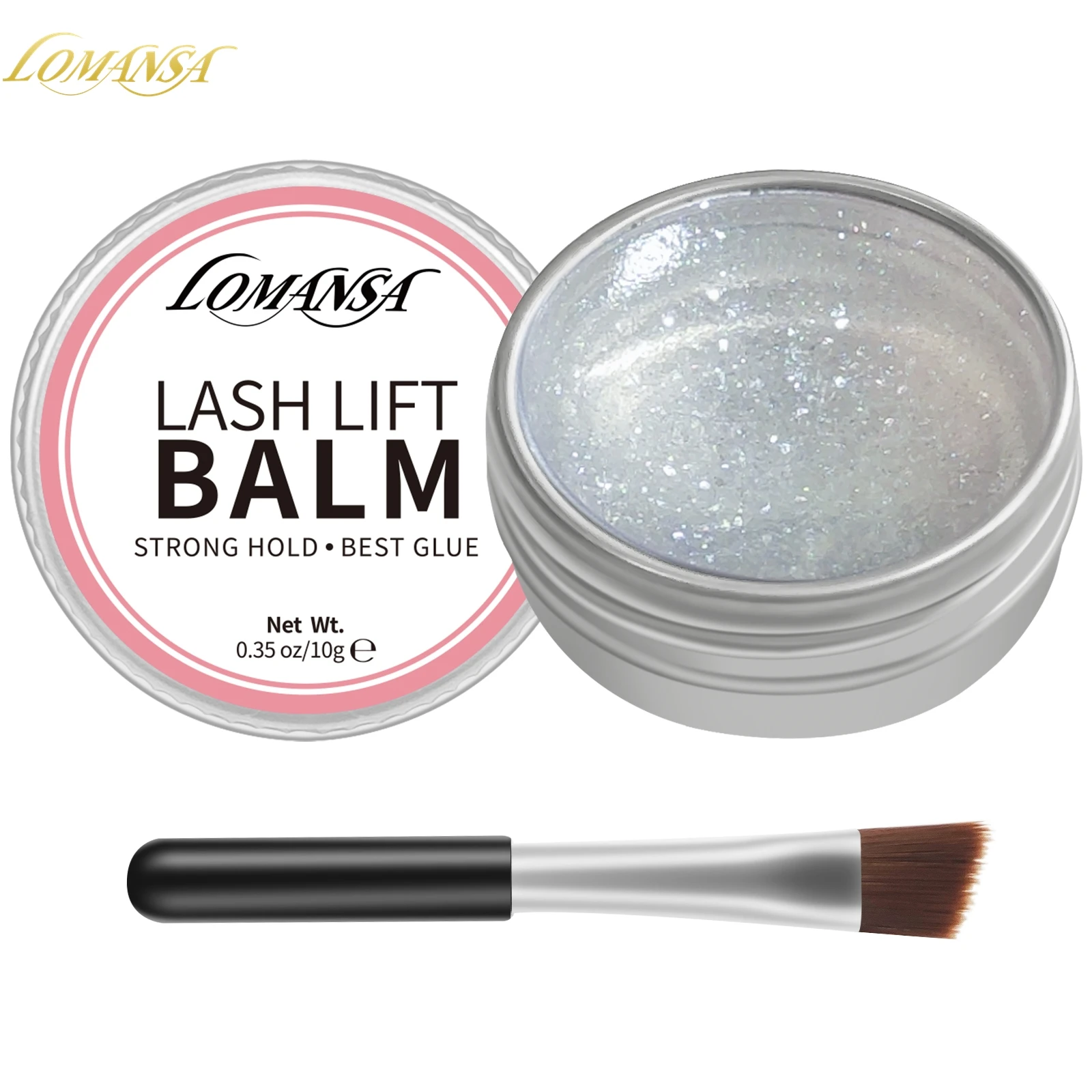 Lomansa NEU 10 g Welah Lift Kleber Wimpernkleber Kleber Balsam Fruchtgeschmack 2 in 1 Lifting Curling Kleber für Wimperndauerwelle Make-up-Tool