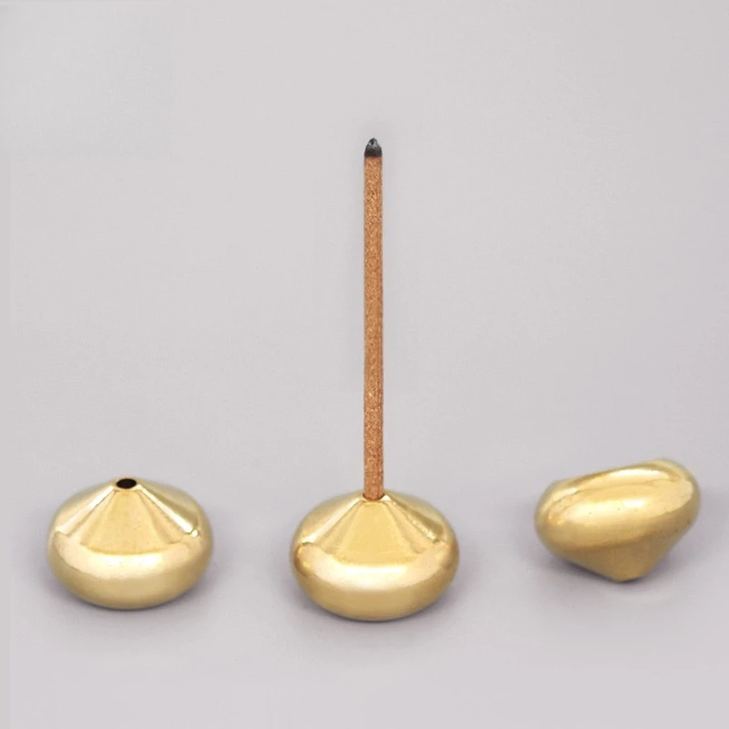 Water‑drop Brass Incense Holder, Nine‑hole Gourd‑shaped Metal Incense Stick Holder, Brass Incense Seat