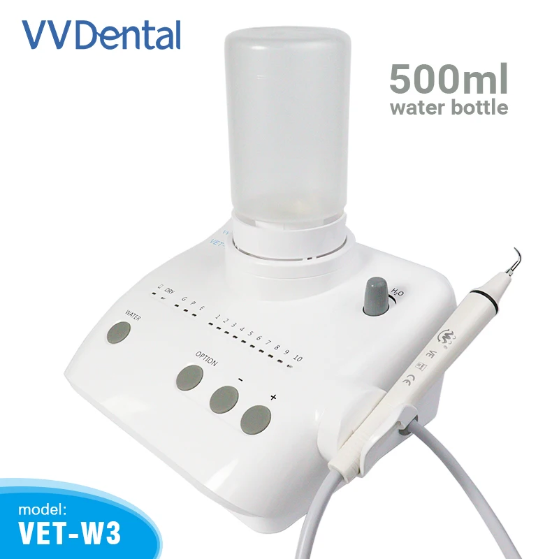 

VVDental Ultrasonic Dental Scaler for Oral Washing Teeth Dentistry Adaptation EMS Woodpecker Cleaning Machine with Free 5 Tips