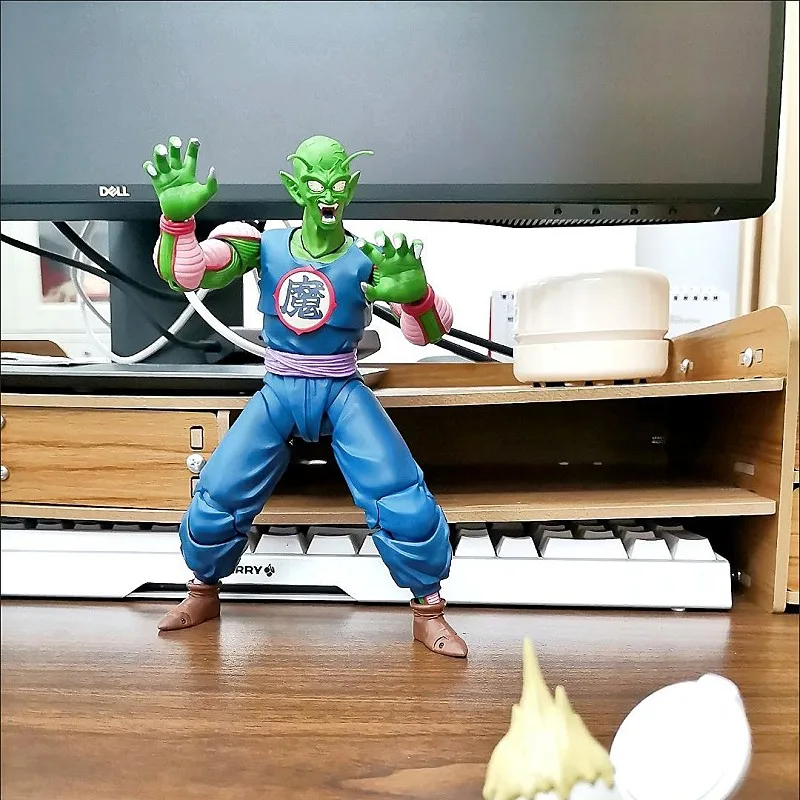 Bandai Originele Shfiguarts Dragon Ball Z Piccolo Met Cape Super Hero Action Figure Pvc Anime Figurine Collection Model Speelgoed Cadeau