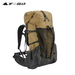 3F UL GEAR Ultralight Hiking Backpack Frame YUE 45+10L Outdoor Climbing Backpack Lightweight Travel Trekking Rucksack