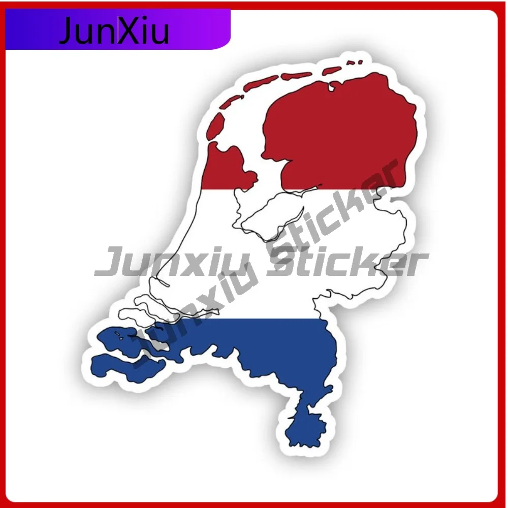 

Graphic Dutch Shaped Netherlands Flag Sticker Uv Protected Decals Country Pride Funny Sticker No Fade Uv Resistant Great