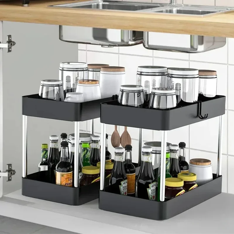 

Organizers Shelf Bathroom Rack Floor-standing Toilet Wash Basin Gap Plastic Storage Rack Multi-layer Rack Kitchens Accessories