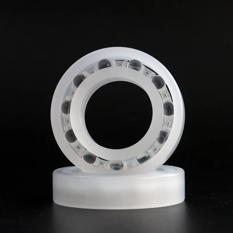 2pcs 6000 6001 6002 6003 6004 6005 6006 PP Plastic Bearing Corrosion Resistant, Non-rust, Non-magnetic Insulation