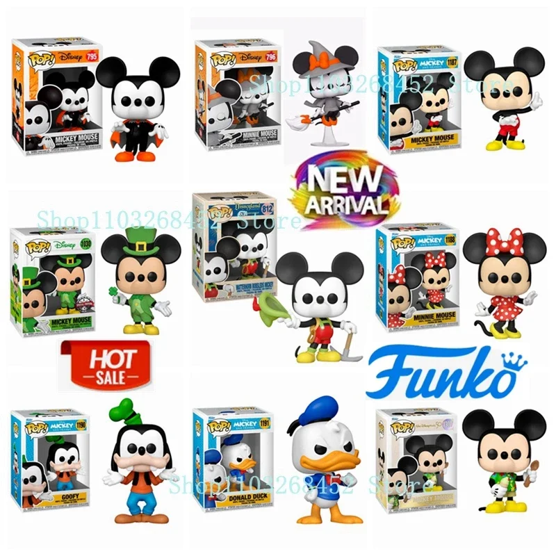 ألعاب حركة ماوس Funko poo-Disney Mickey Mouse ، ميني ماوس من من من من من من من من ، من الأحدث