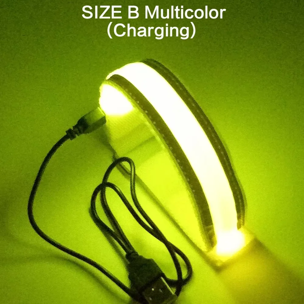 

Водонепроницаемый USB-перезаряжаемый светодиодный наручный фонарь для ночного бега, велоспорта и других видов спорта на открытом воздухе, сигнальный браслет для предупреждения о риске