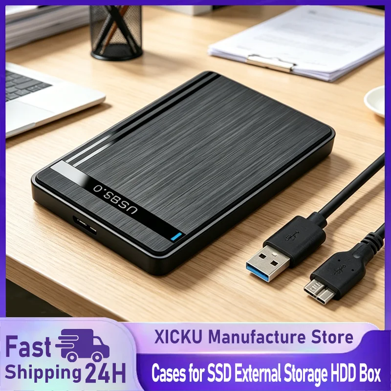 

2.5 Inch HDD Enclosure 5Gbps SATA to USB 3.0 SSD HDD Case Micro Interface USB 3.0 External Mobile Hard Disk Case For Home