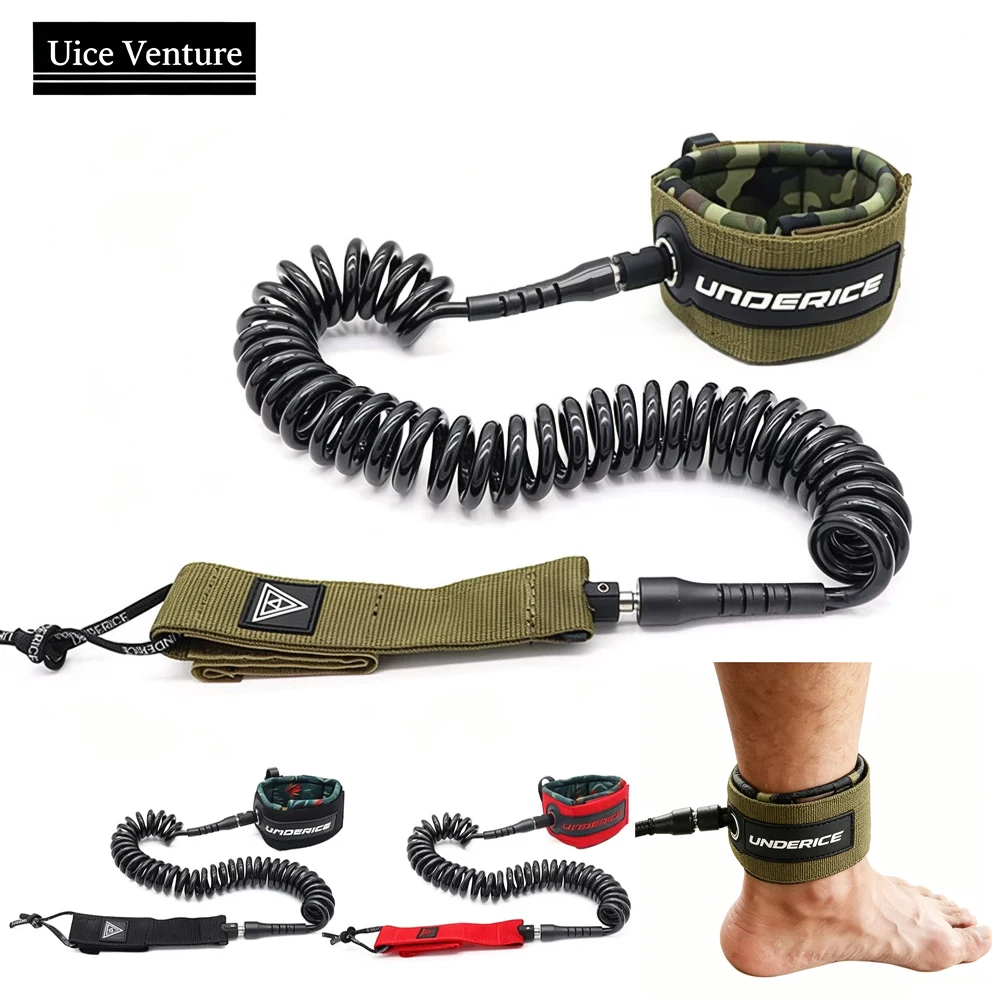 SUP Paddle Leash 7MM10FT Surfing Leash Paddle Surf Accessories Surfboard Ankle Leash For SUP Surf Leg Rope