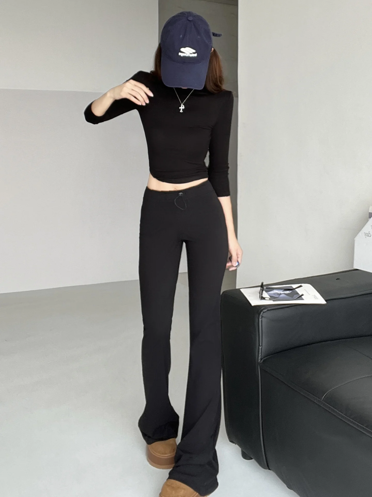 

High Waist Slim Fit Yoga Pants Women's Long Trousers Hourglass Waist Design Elastic Stretchy Casual Pants Spor Sle