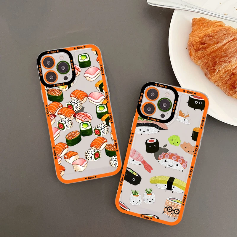 Food Sushi Phone Case For Samsung A 10 20 30 70 13 21 32 72 22 51 52 53 71 73 32 4g 32 5g Fundas