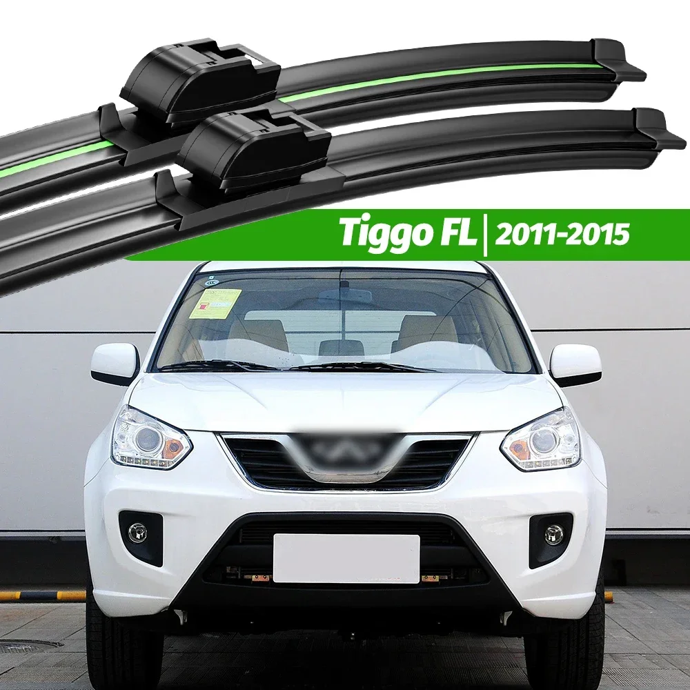 

For Chery Tiggo FL 2011-2015 2pcs Front Windshield Wiper Blades 2012 2013 2014 Windscreen Window Accessories