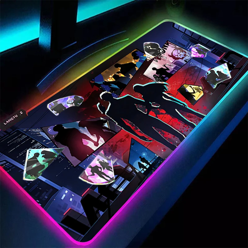 

Mouse Pad Gaming Accessories LED PC Gamer RGB Computer Love And Deepspace Desktop Mat Laptop Varmilo Keyboard Pad Sylus Mousepad