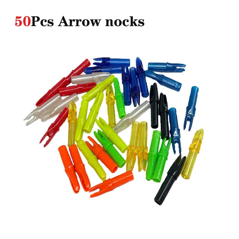 

50pcs traditional composite beauty hunting bow with inserted tail DIY archery equipment in a variety of colors Outdoor equipmens