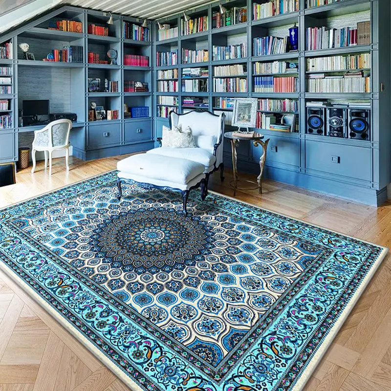 bohemian-retro-style-living-room-sofa-coffee-table-mat-antiskid-washable-bedroom-luxury-carpet-large-area-customizable-home-rugs
