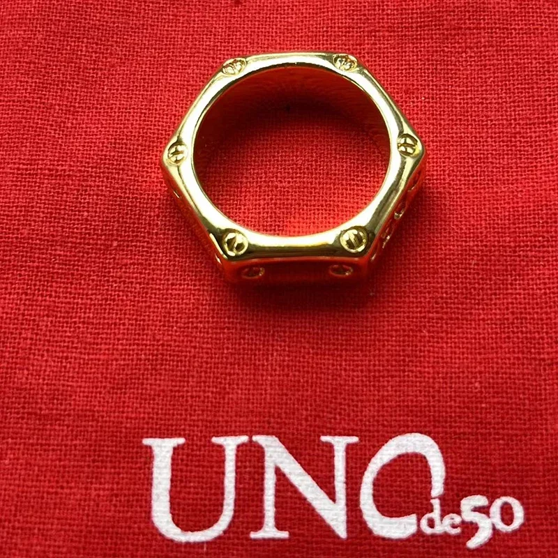 UNode50-anillo elegante para mujer, joyería romántica para vacaciones, bolsa de regalo con bolsa en Europa y América, 2023