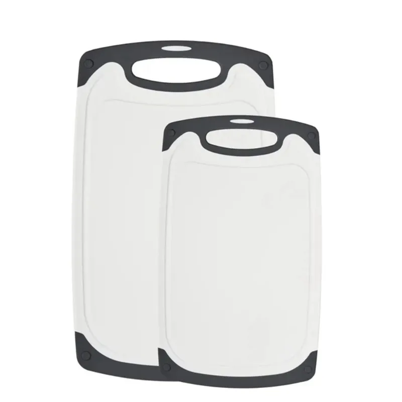 

PZHI-Dishwasher Safe Cutting Board Set, 2 Pieces,Non-Slip Kitchen Essential, Versatile