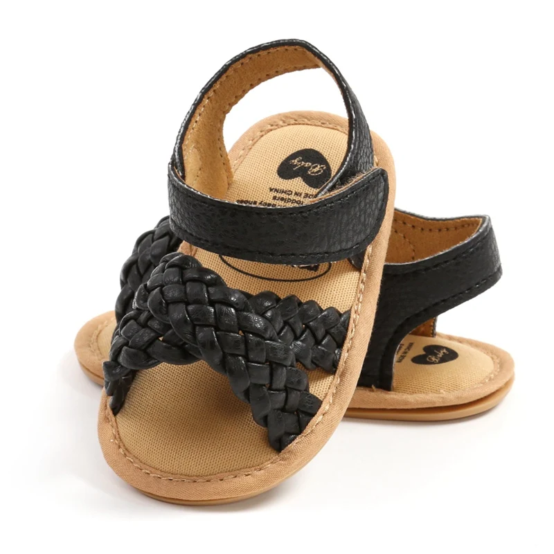 

Adorable Summer Sandals for Baby Girls: Soft, Plaited, and Non-Slip 0-18 Months Baby Shoes