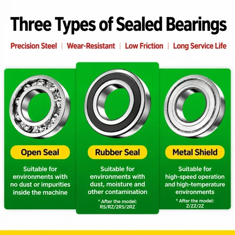F609 F629 F6700 F6800 Flanged Miniature Ball Bearings, Shielded ZZ Deep Groove Flange Bearing for 3D Printer RC Motor Wheel