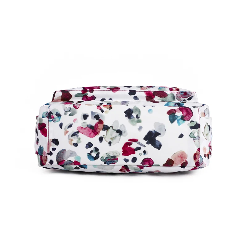 Borsa a tracolla da donna multistrato con stampa borsa a tracolla femminile di alta qualità borsa a tracolla in Nylon con fiore da donna 12 colori