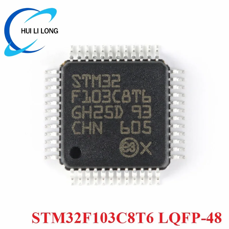 رقاقة MCU IC ، STM32F103C8T6 ، STM32F051C8T6 ، STM32F030C8T6 ، STM32 ، F103C8T6 ، F103CBT6 ، F051C8T6 ، LQFP48