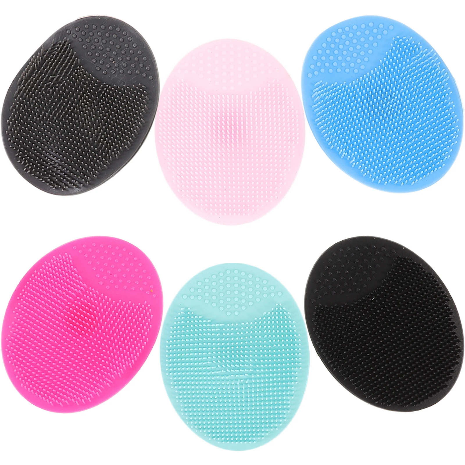 

6 Pcs Silicone Facial Cleansing Brush Multifunctional Scrubber Exfoliating Face Beauty Tools For Women Deep CleanseMassage