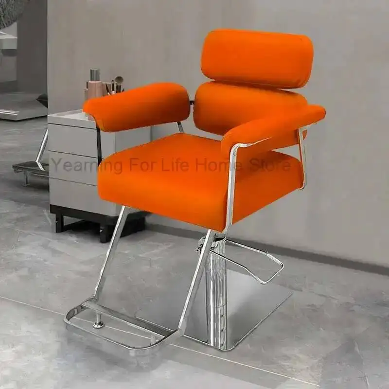 

Парикмахерское кресло в скандинавском стиле: профессиональное, модное, простое, роскошное, эргономичное кресло для салона красоты, мебель для парикмахерских услуг