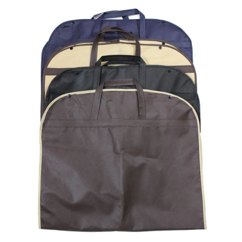 Clothing Dust Cover Non-Woven Home Moisture-Proof Wardrobe Hanging Clothes Storage Bag Suit Dress Clothes Dust Cover