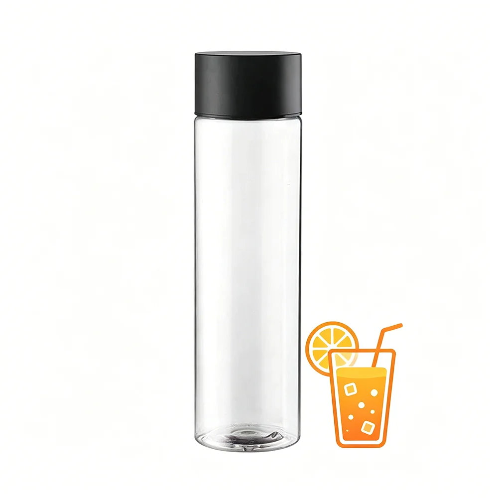 ✨ ‌6/12/24PCS Bulk Empty Plastic Reusable Juice /Water Bottles as Smoothie Bottles for Sensory Crafts and Calming Bottles 400m