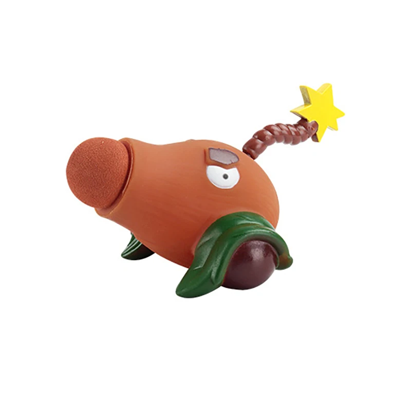 Plants vs Zombies 2 Cactus Peashooter Coconut Cannon Genuine Toy Set 2 style Game Figures Soft Silicone Zombie Birthday Gift Boy