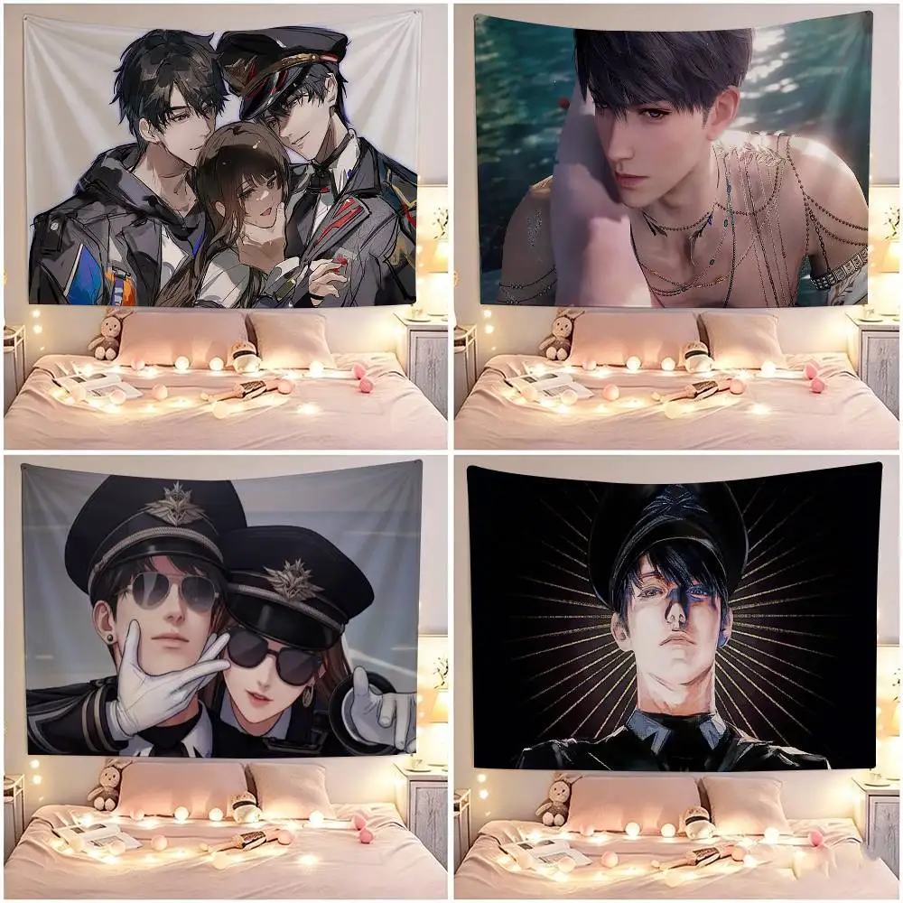 Caleb L-Love and D-Deepspace Flags Suitable For Party Club Outdoor Interior Wall Decoration Banner Fans Gift