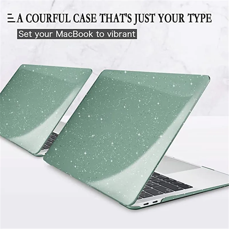 2023 New Laptop Glitter Case For Macbook Pro 14 Case A2779 For Macbook Air M2 13.6 A2681 Mac Book M1 Chip Pro 16 13 Inch Cover