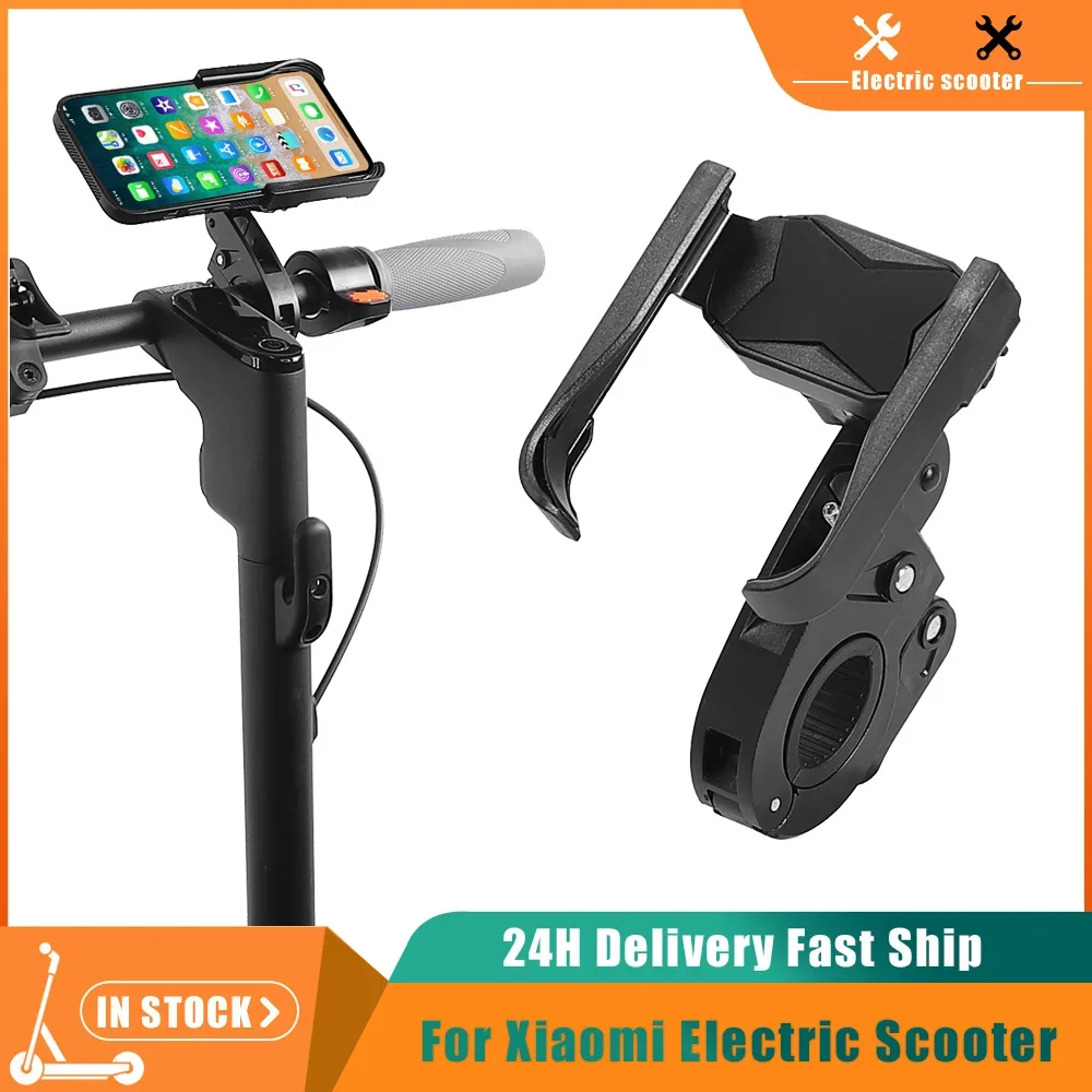 ElectricScooter Phone Holder GPS Bracket Cellphone Stand for Xiaomi M365 Pro 1s Pro2 Mi3 Handlebar Bracket Antislip Clip