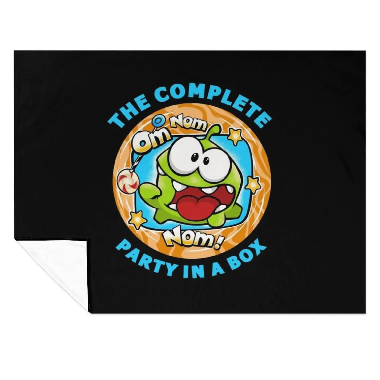 

OM NOM Throw Blanket decorative anime Thins Fashion Sofas Blankets