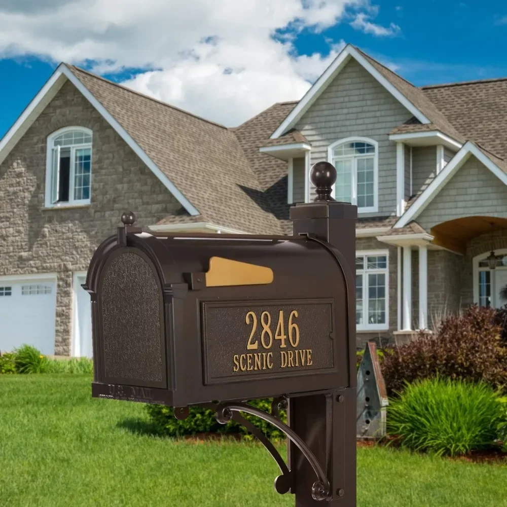 Products Deluxe Mailbox Package, French Bronze