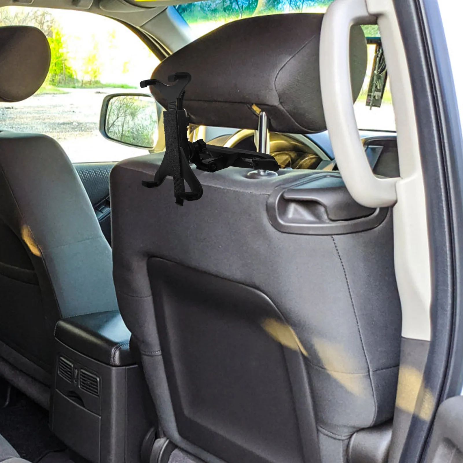 Universal Car Back Seat Tablet Holder for 7-10.5 Inch Devices Adjustable 20Cm Headrest Mount Support Movies Ebooks Games Travel