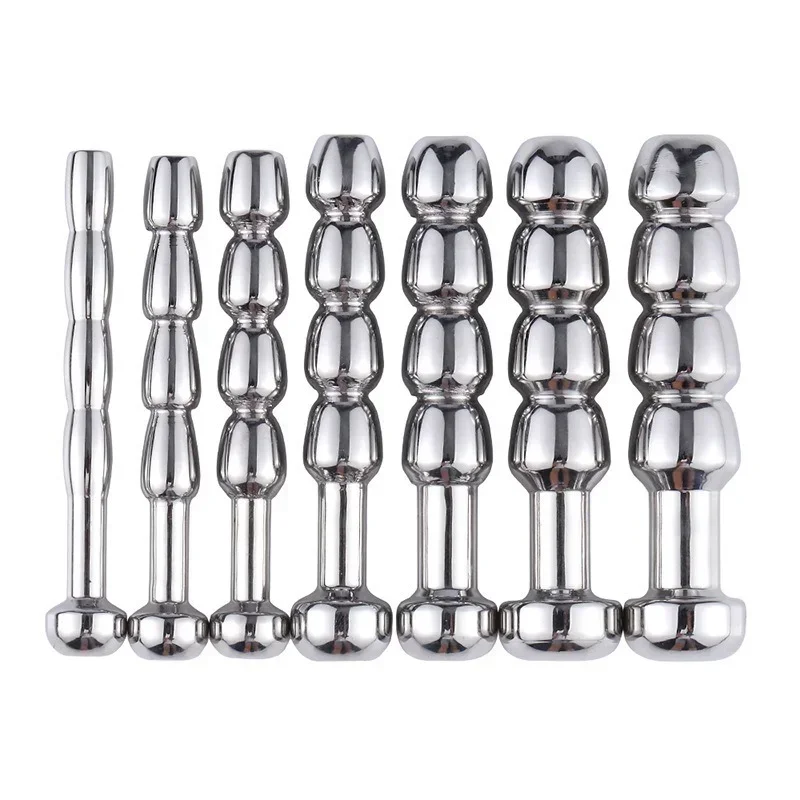 5-11mm complete set of stainless steel urethral penis insertion stimulation expander, chastity catheter, penis plug sex toy