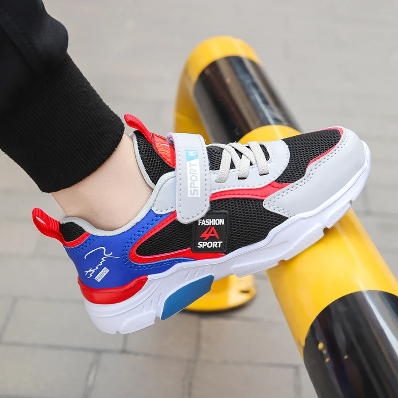 Children's Shoes Boy Sneakers in the Spring and Autumn with Breathable Non-Slip Surface Pupil Cuhk Boy Fashion Shoes