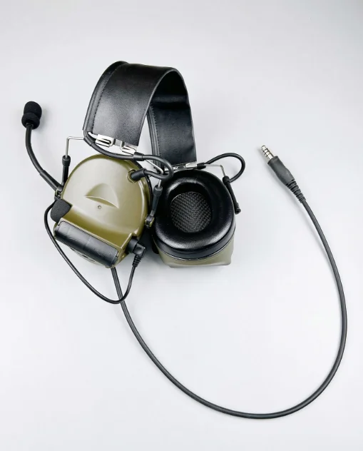 Single Channel COMTAC2 C2 Sound Pickup Noise Reduction Communication Headset Outdoor Intercom Earphone
