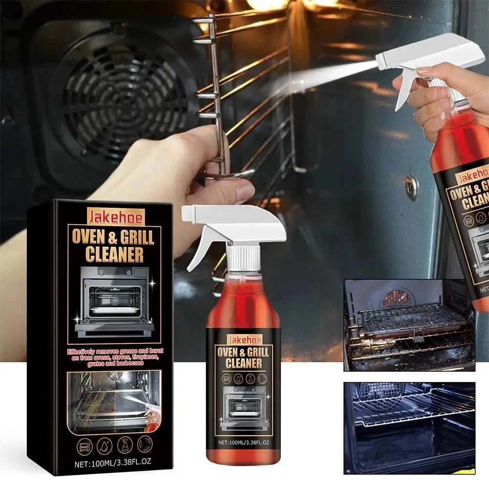 Foam Cleaner For Stove Oven Grill Special Decontamination Deodorization Odor Removal And Oil Removal Agent