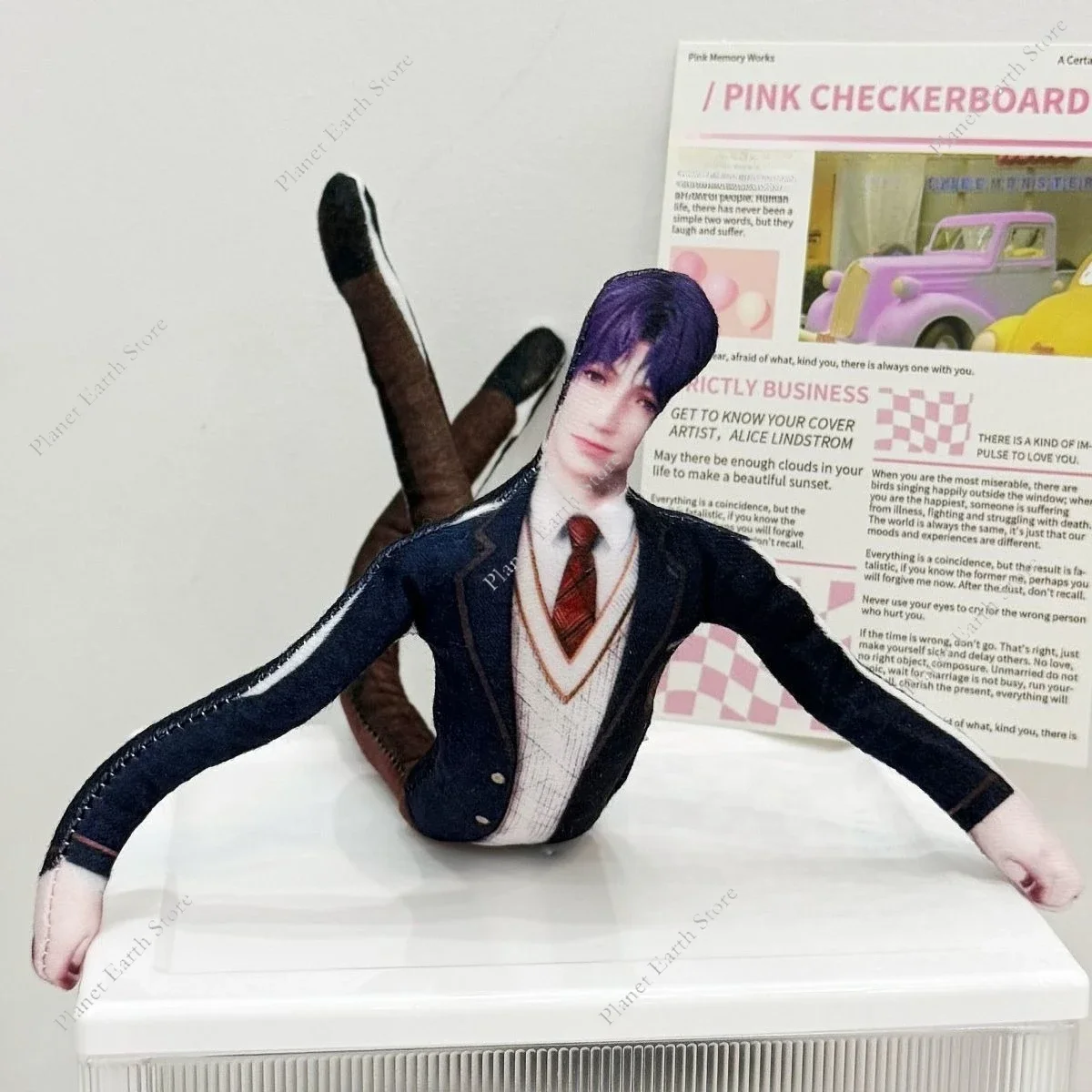 2025 Game Love and Deepspace Sylus Rafayel Zayne Xavier Caleb Anime Funny Doll Built-in Wire Randomly Place Actions Photo Props image 5