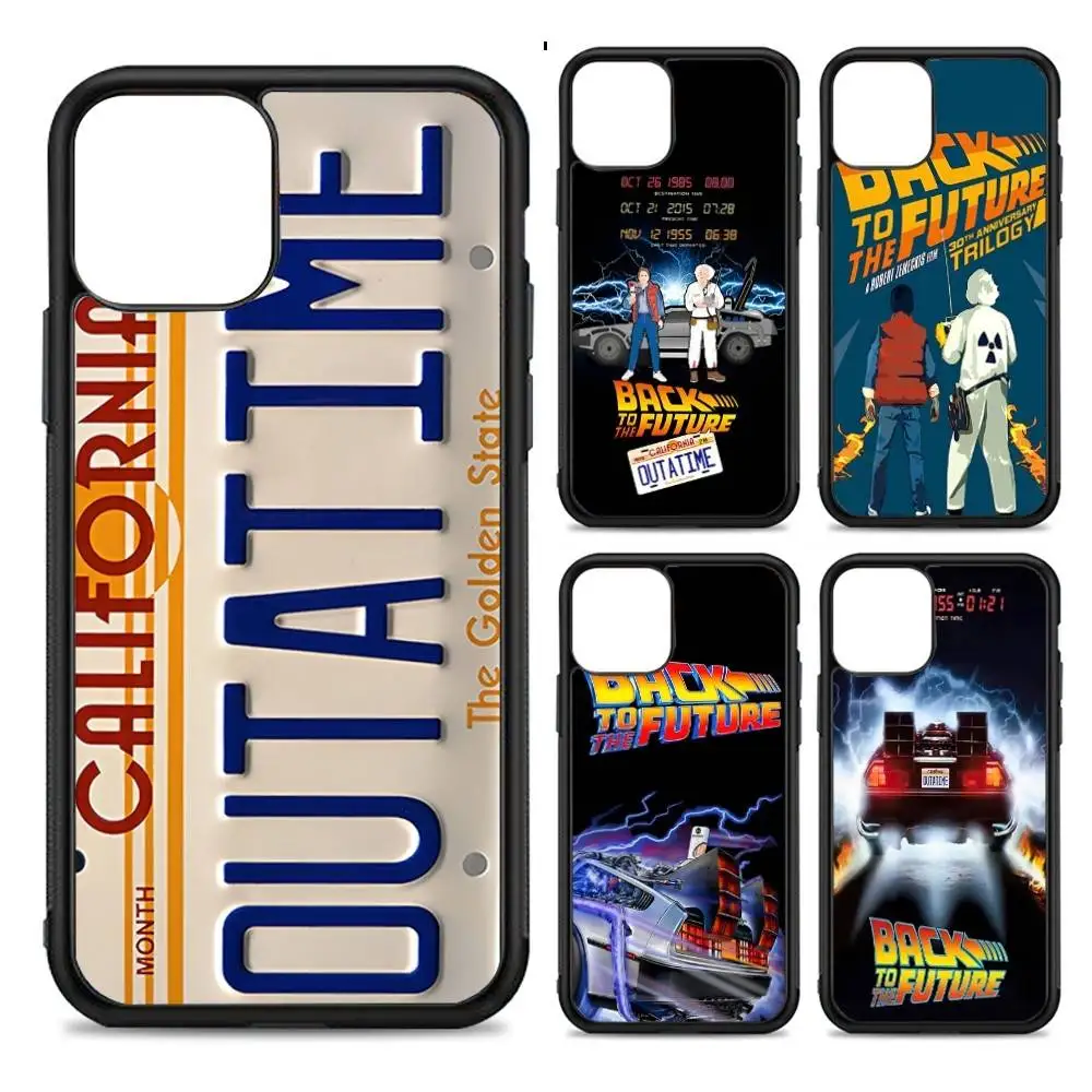 

Movie Back To The Future For Iphone 17 Air 16 15 14 13 12 11 Pro Max TPU+PC Plus Shockproof Back Phone Cover