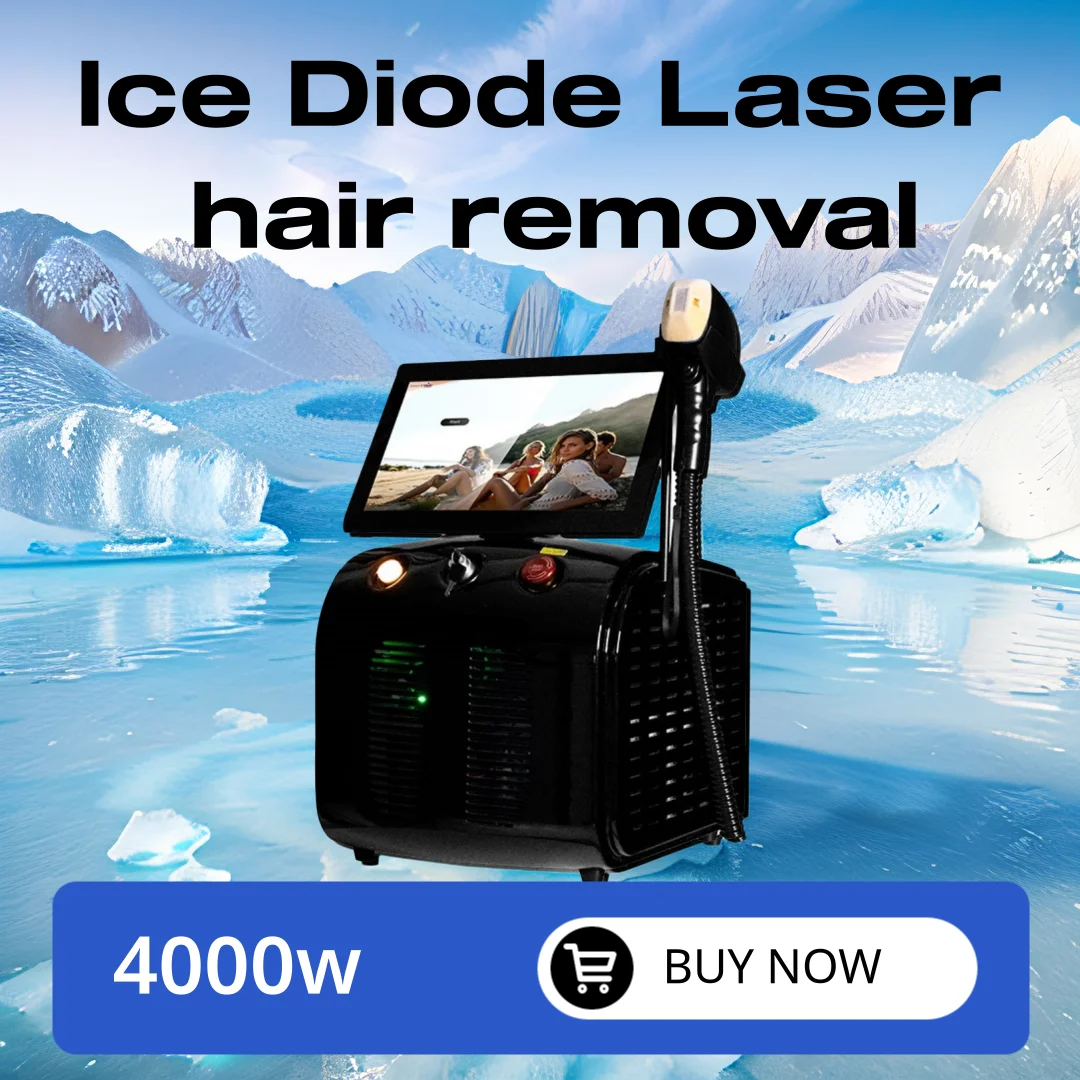 

Factory Dropshipping Diode Laser 808nm Hair Removal Machine Portable with 4 wavelength 755 808 940 1064nm Professional Epilation